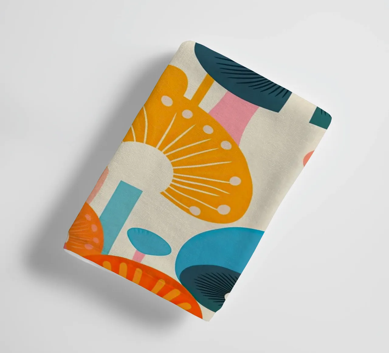 Psychedelic mushroom pattern towel by Autofocus