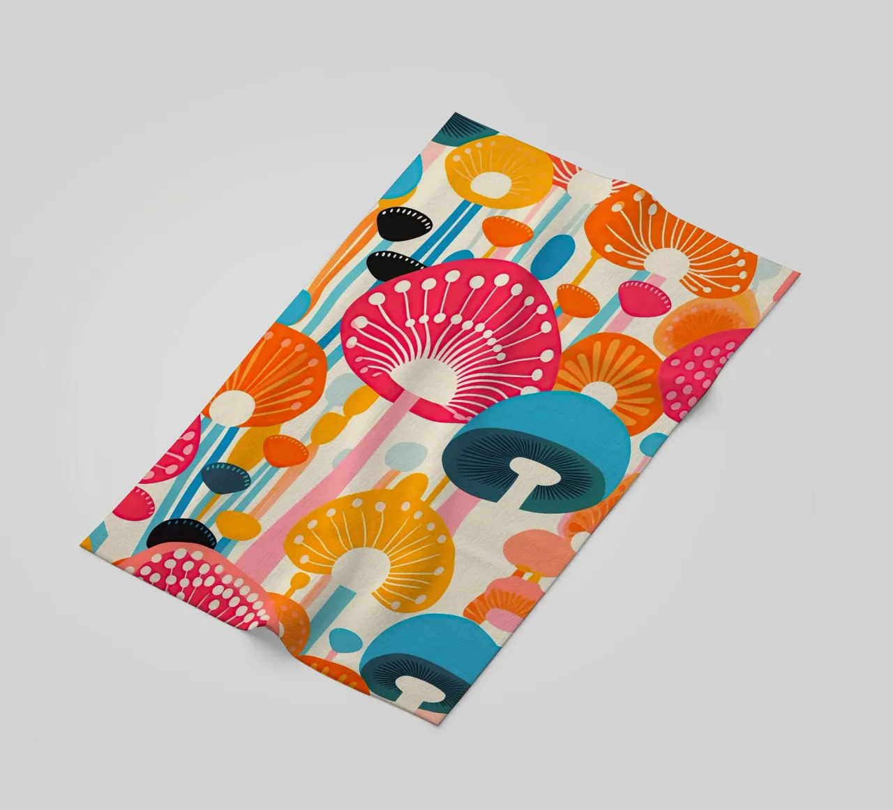 Modello di fungo psichedelico telo mare da Autofocus