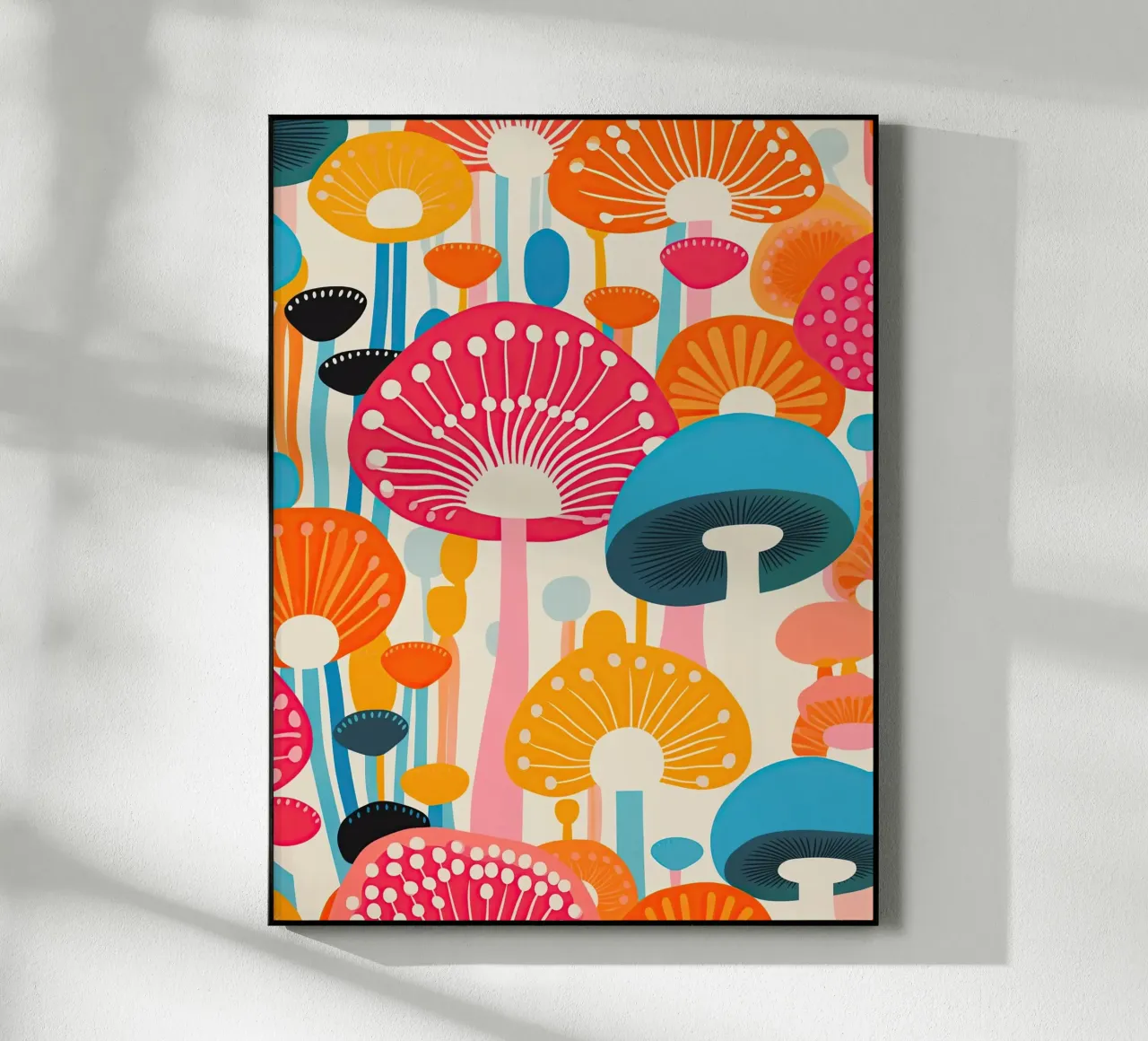Psychedelic mushroom pattern acrylic glass by Autofocus