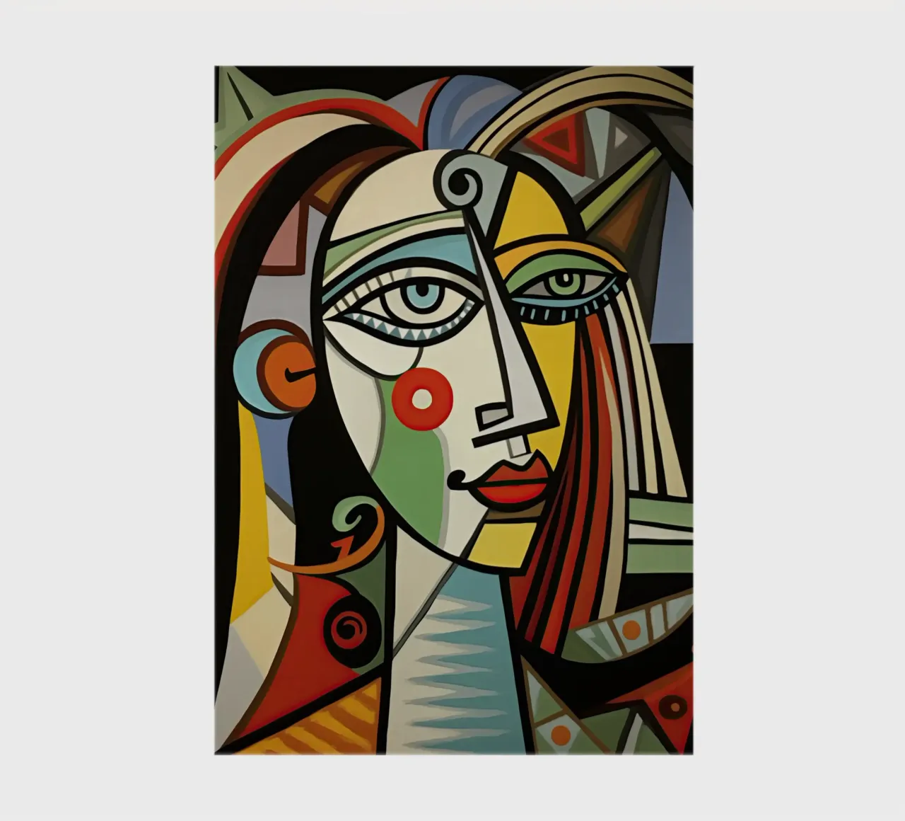 Picasso Forever | Cubist-inspired portrait notebook by Autofocus