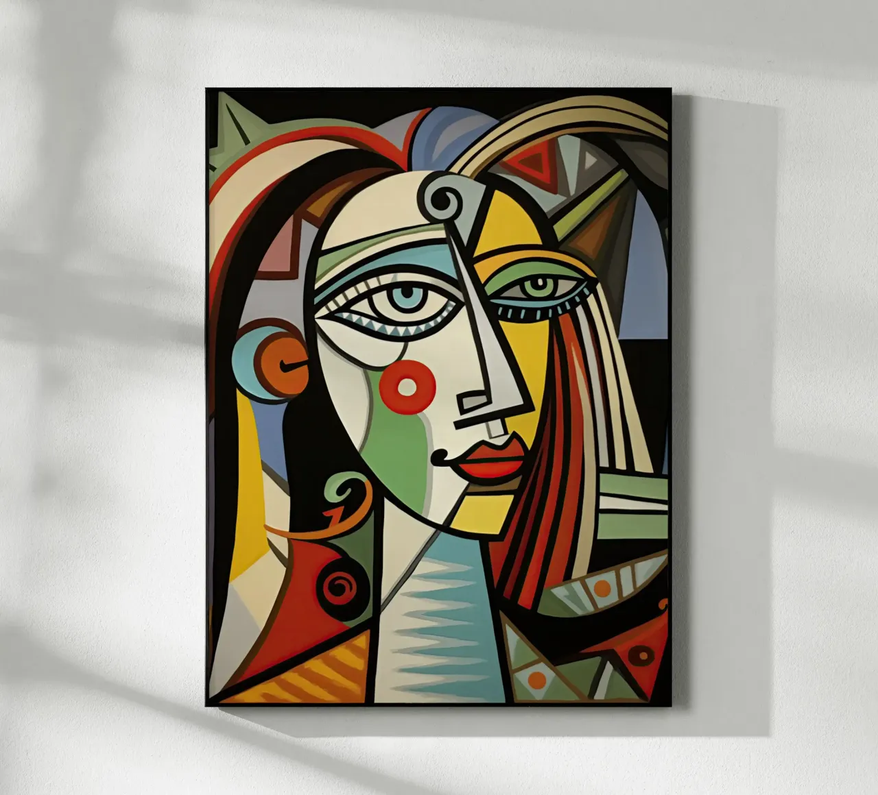 Picasso Forever | Ritratto di ispirazione cubista plexiglass da Autofocus