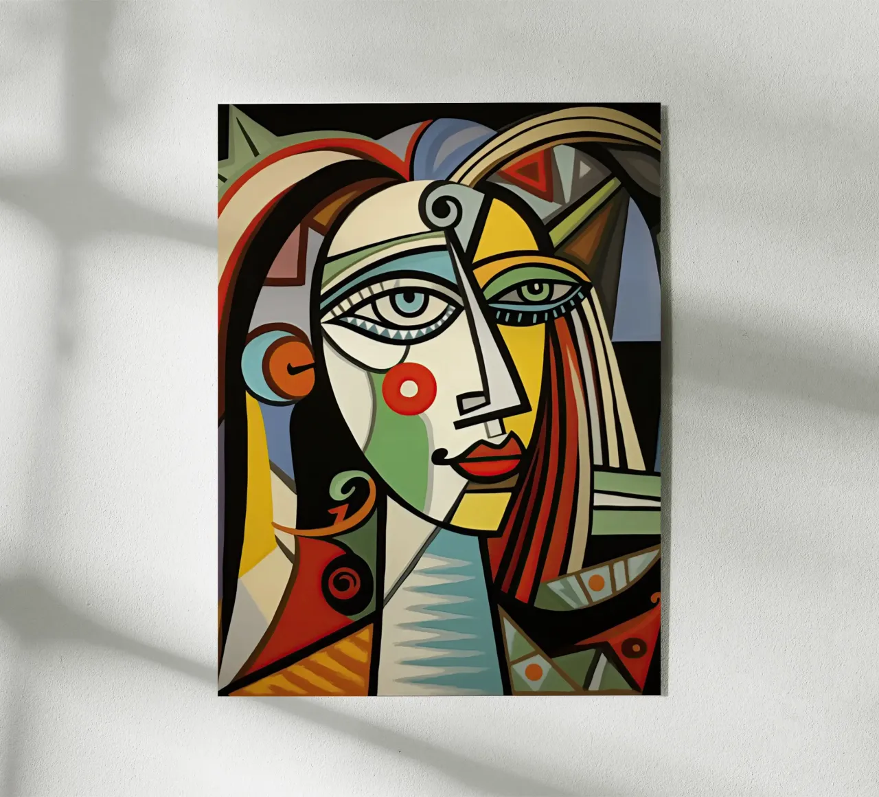 Picasso Forever | Ritratto di ispirazione cubista plexiglass da Autofocus