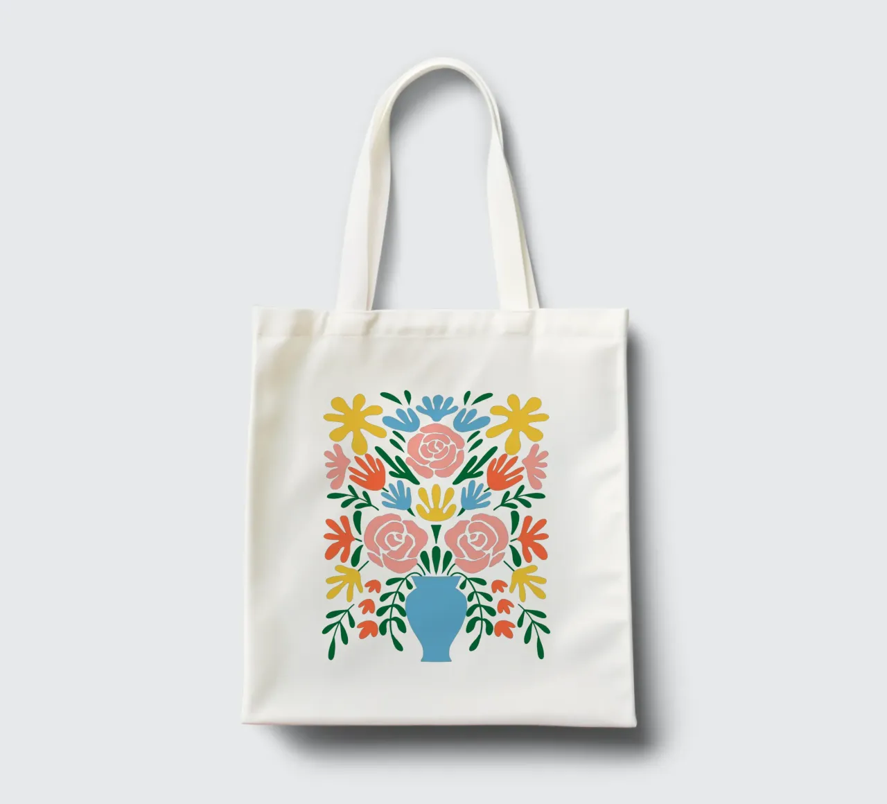 Naive Floral Bouquet tote bag by cafelab