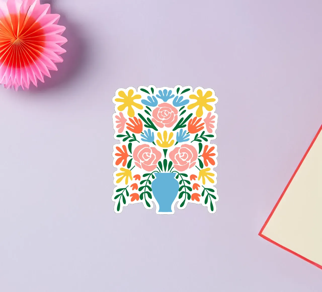 Naive Floral Bouquet sticker by cafelab
