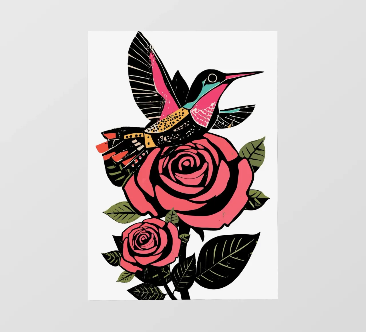 hummingbird hovers telo in pvc da ramosashop