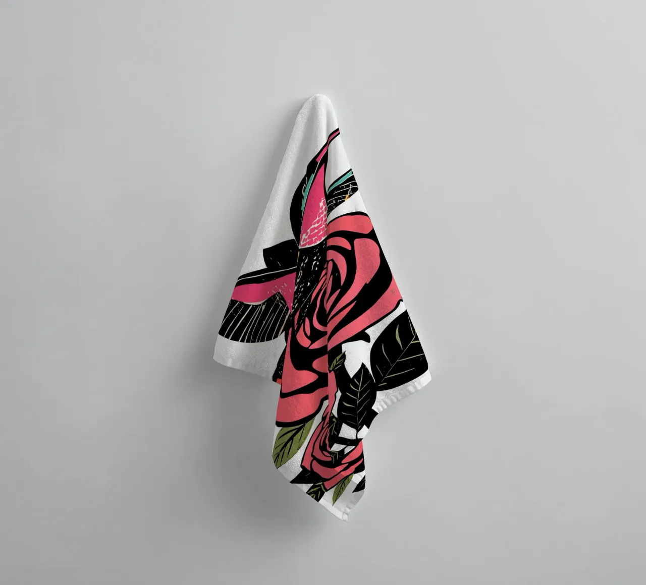 hummingbird hovers asciugamano da bagno da ramosashop