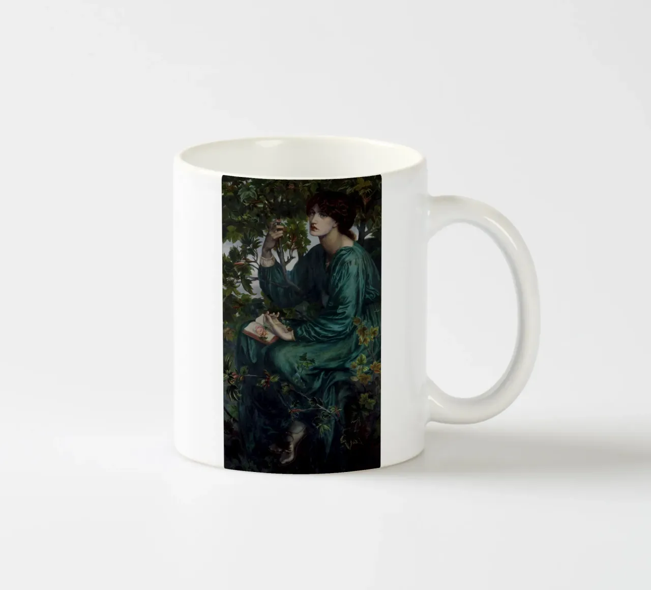 Dante Gabriel Rossetti - The Day Dream tazza in ceramica da Timeless Artworks