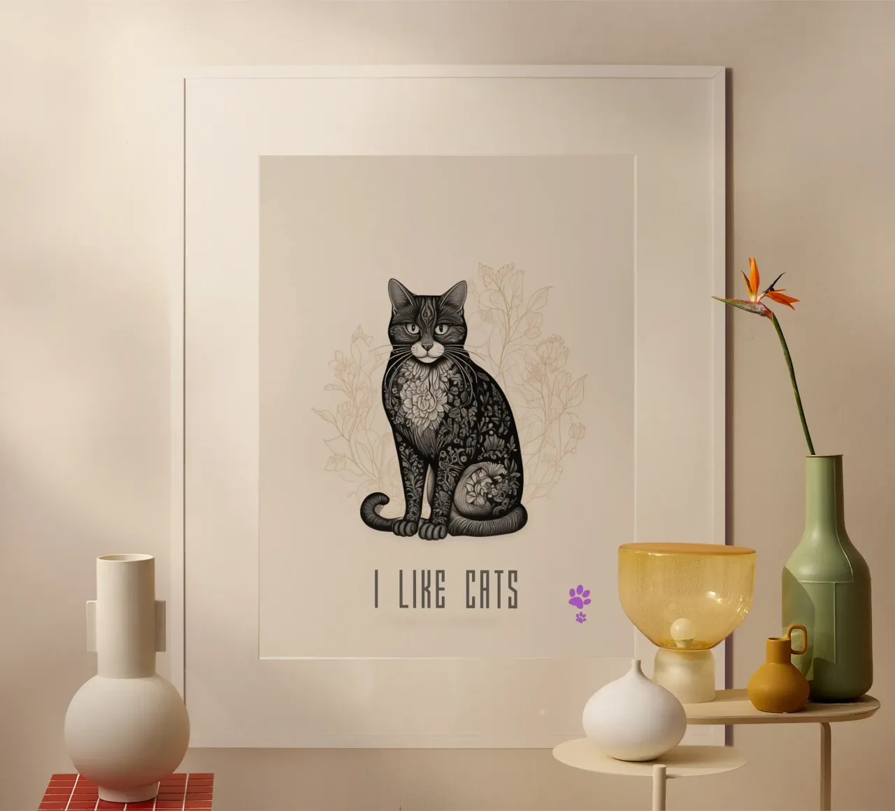 Amo i gatti poster da catsforyou