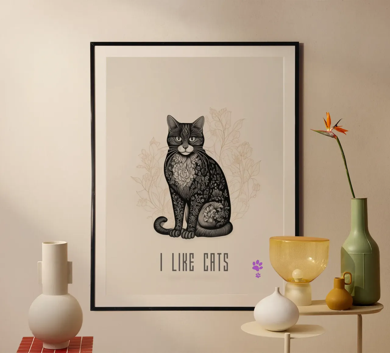 Amo i gatti poster da catsforyou