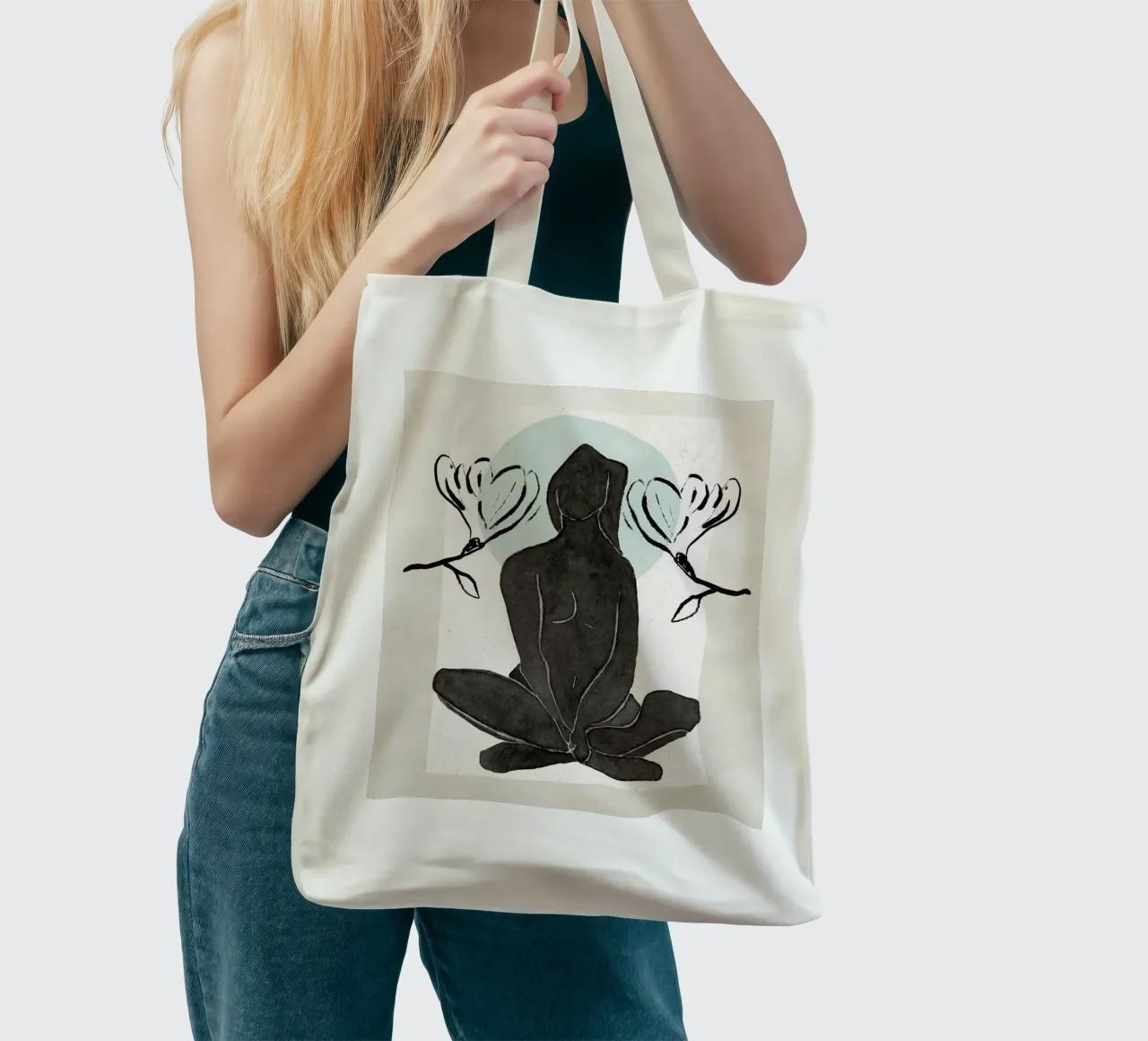 Inner Bloom borsa in juta da treechild