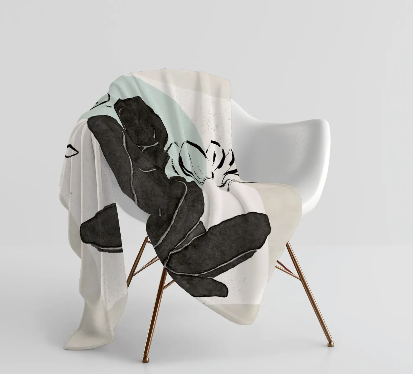 Inner Bloom fleece blanket by treechild