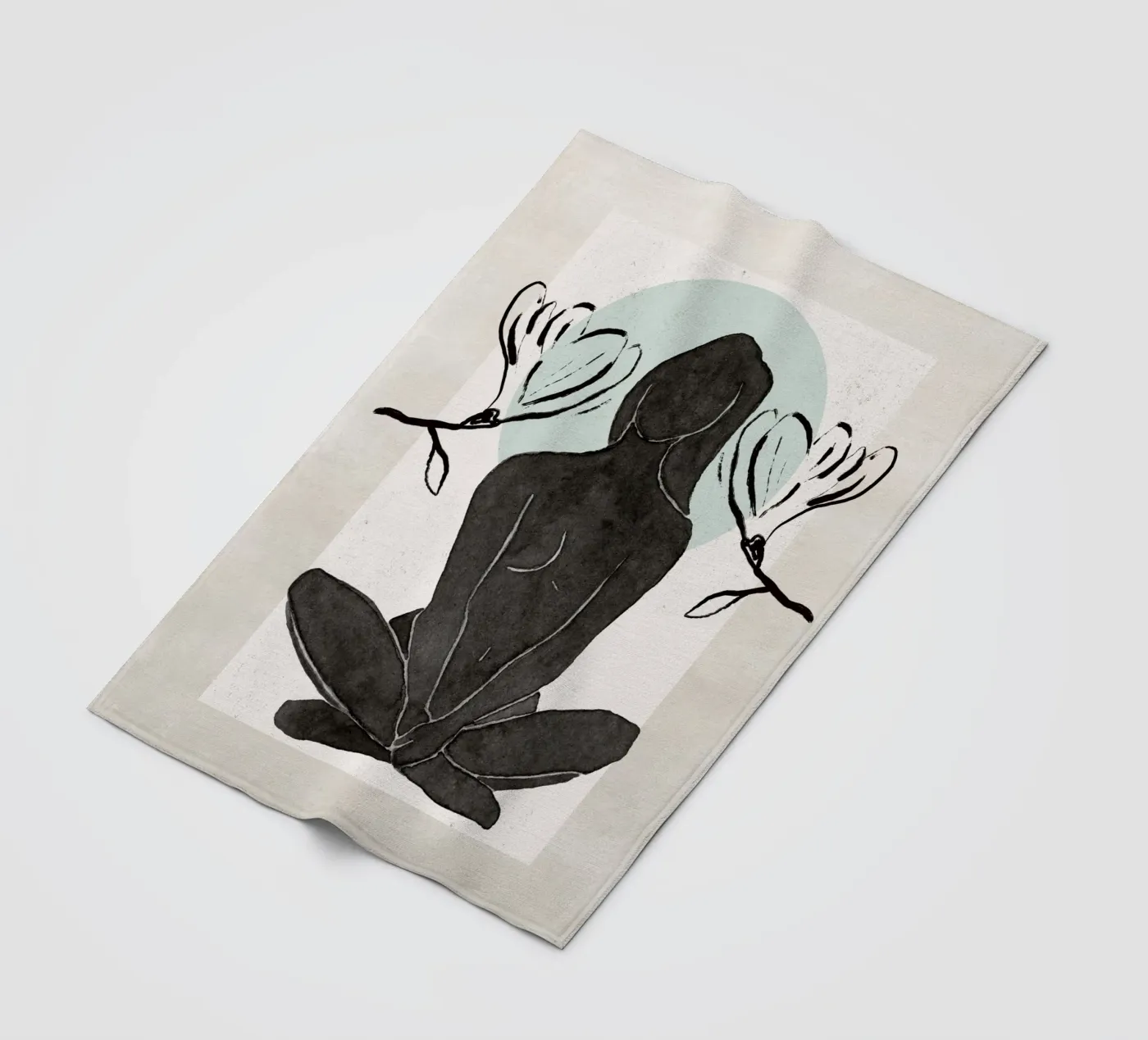 Inner Bloom fleece blanket by treechild