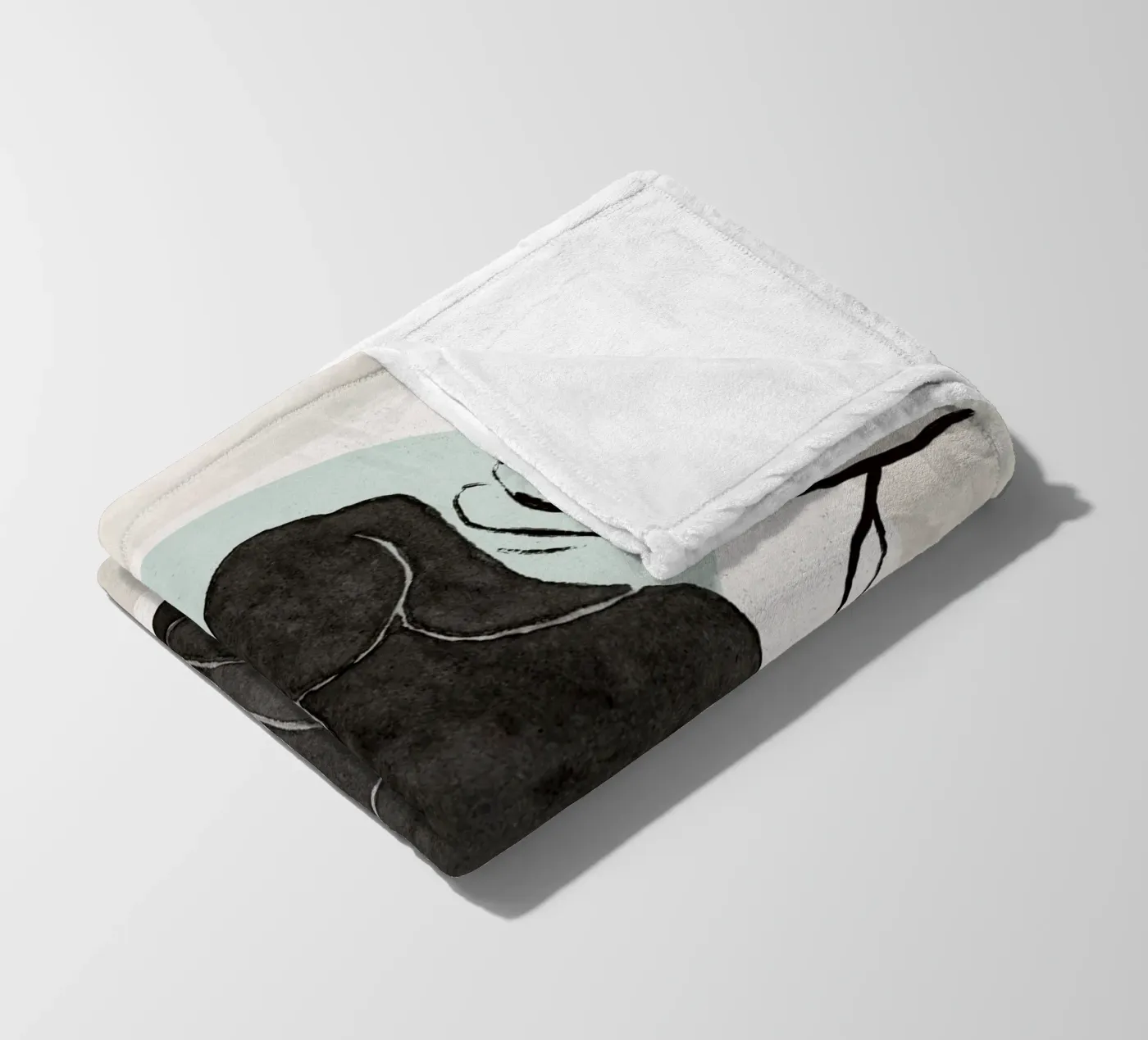 Inner Bloom fleece blanket by treechild