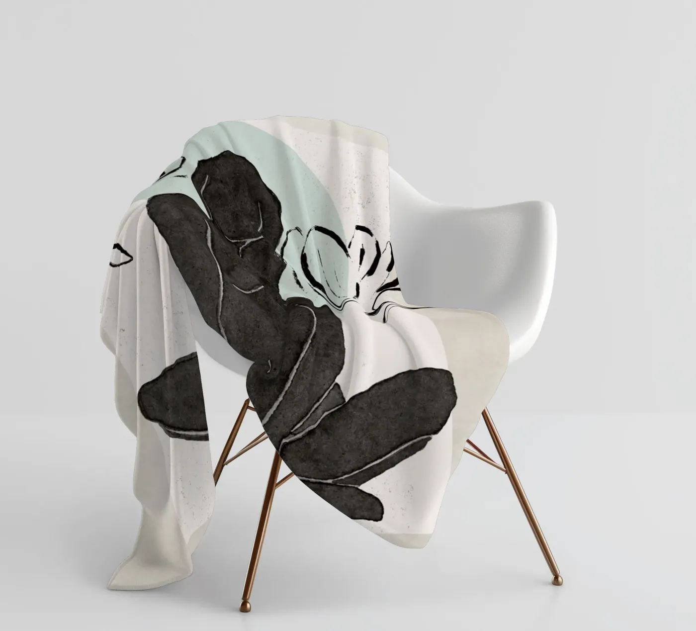 Inner Bloom fleece blanket by treechild