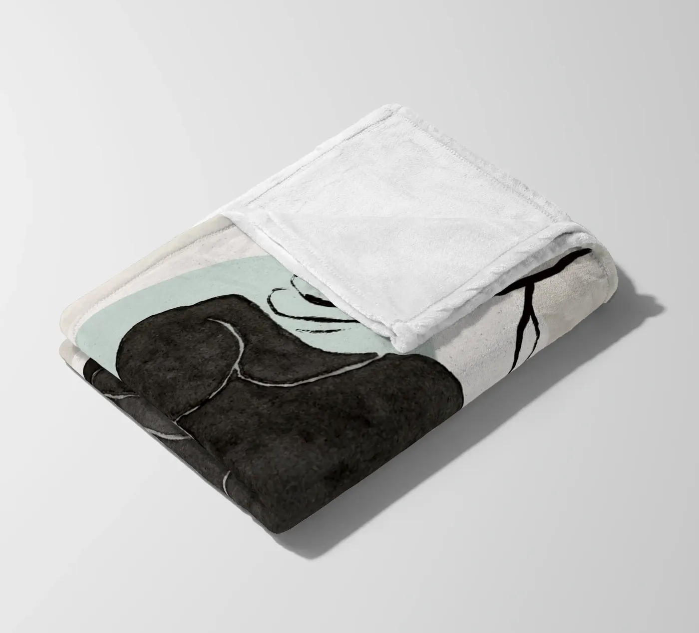 Inner Bloom fleece blanket by treechild