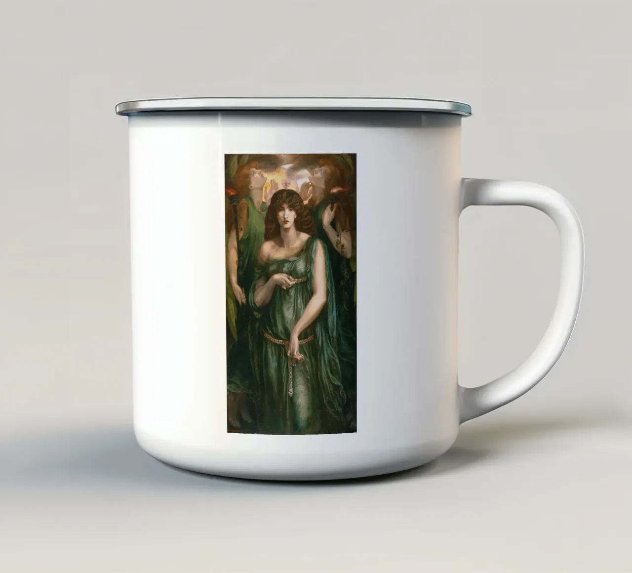 Dante Gabriel Rossetti - Astarte Syriaca tazza in smalto da Timeless Artworks