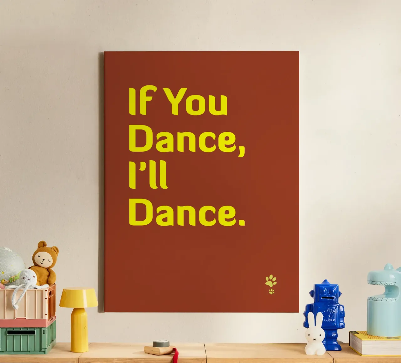 If You Dance, I'Ll Dance canvas with Floater frame by catsforyou