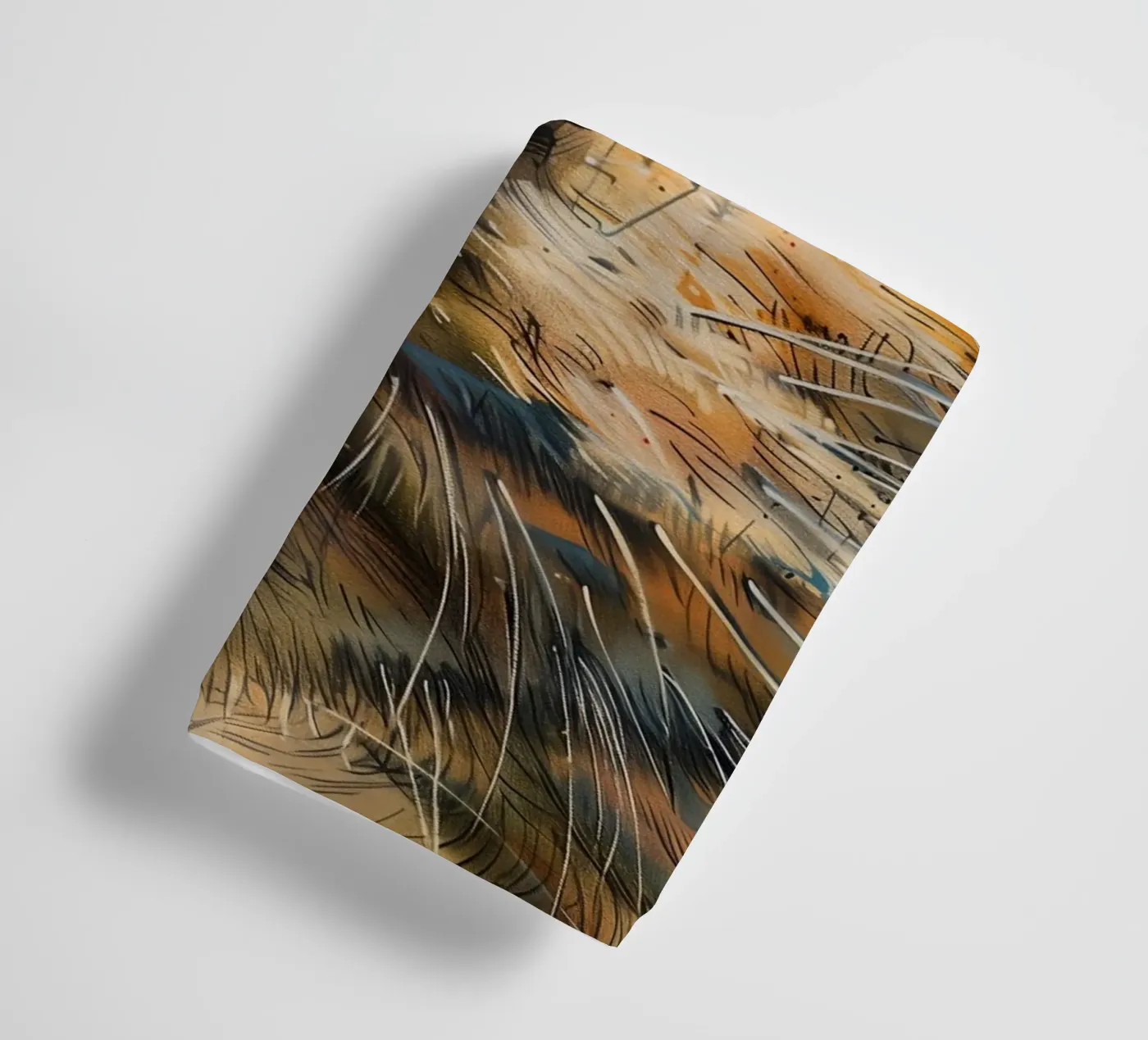 Ginger cat badhanddoek van Justyna Jaszke JBJart