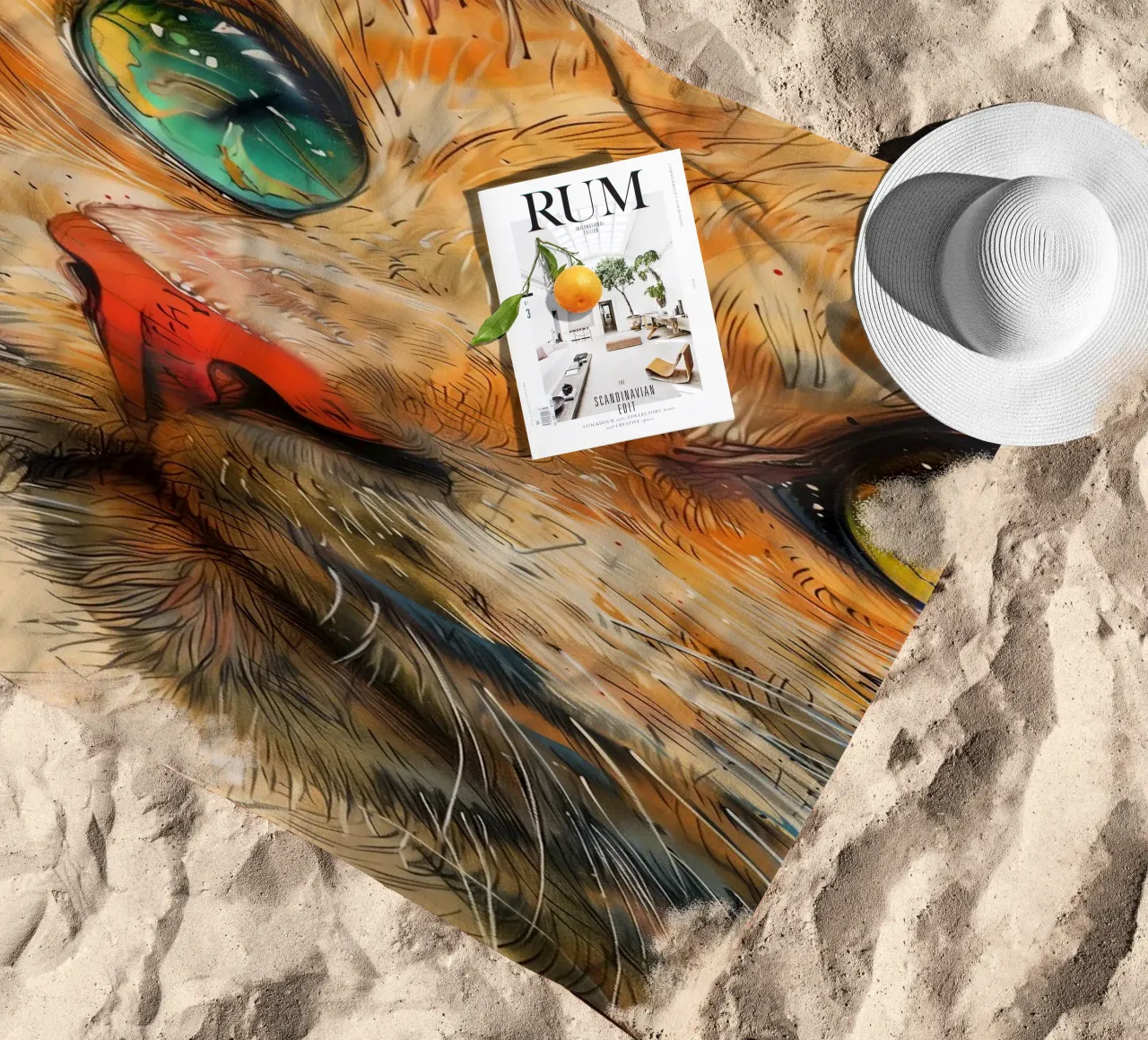 Ginger cat telo mare da Justyna Jaszke JBJart