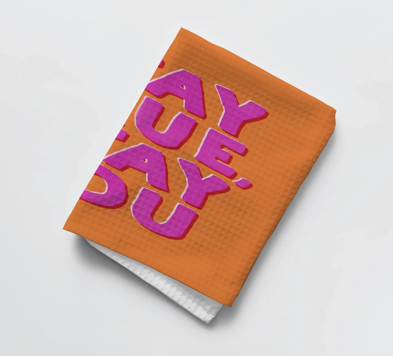 Stay True, Stay You - Vibrant Motivational Art Geschirrtuch von showmemars