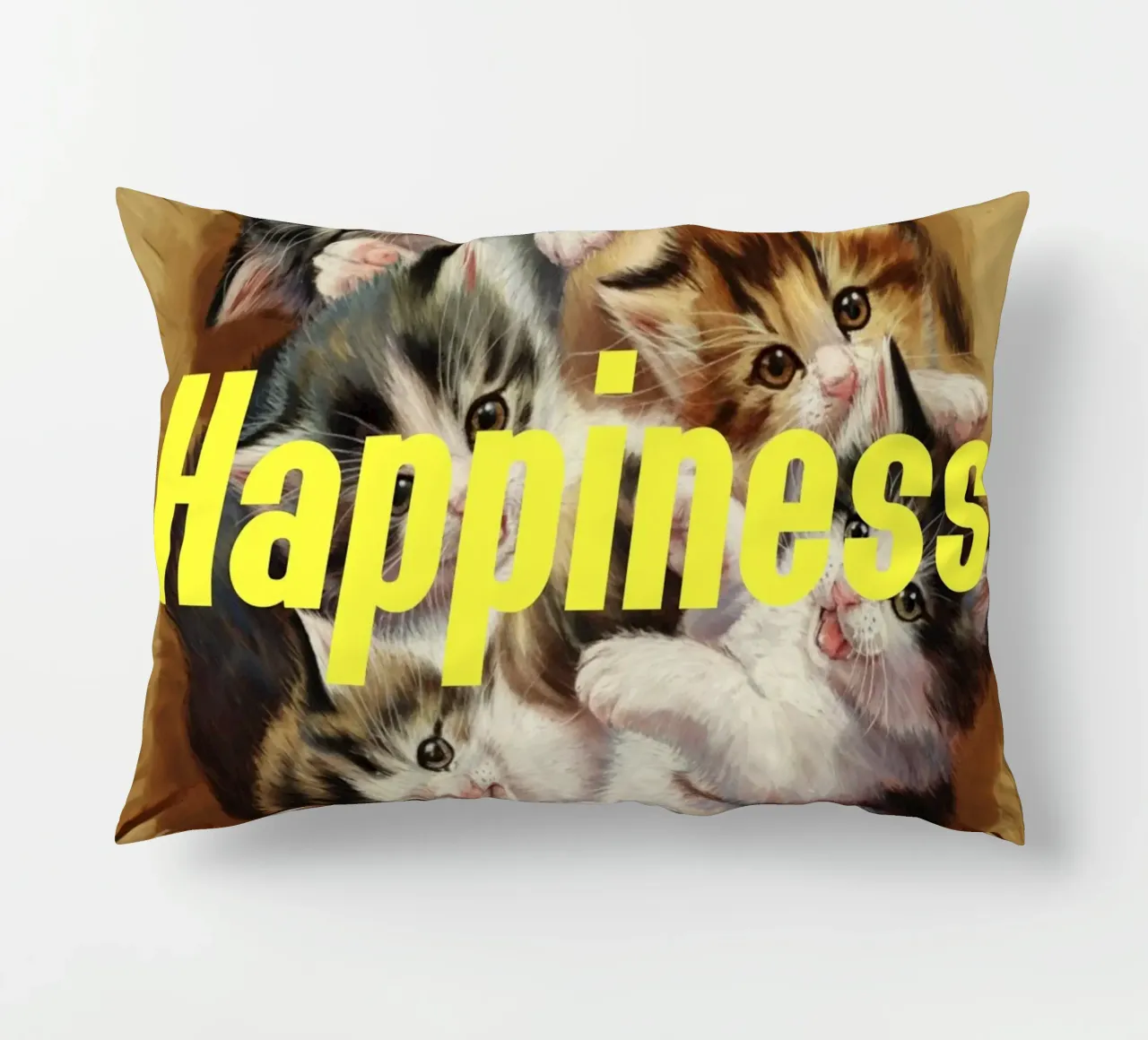Felicità dei gatti cuscino da catsforyou