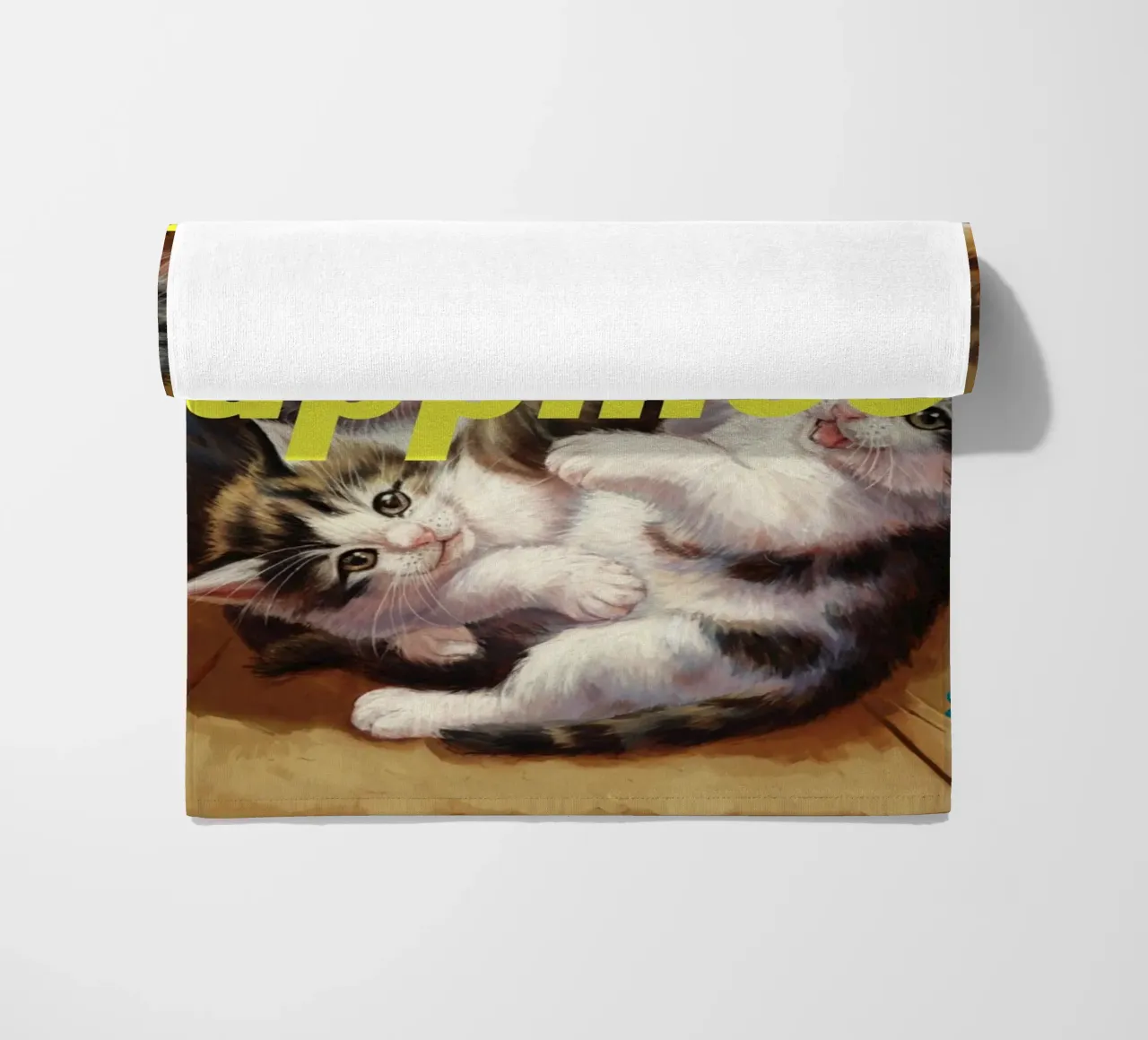 Felicità dei gatti telo mare da catsforyou