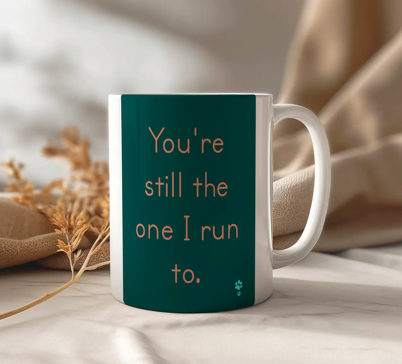 Sei ancora quello da cui corro tazza in ceramica da catsforyou