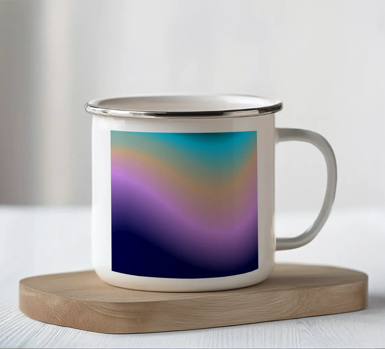 TRAIN YOUR MINDDULNESS tazza in smalto da ÂME LIBRE STUDIO