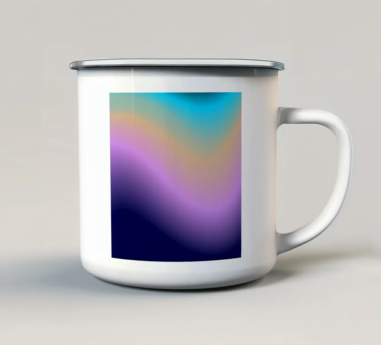 TRAIN YOUR MINDDULNESS tazza in smalto da ÂME LIBRE STUDIO