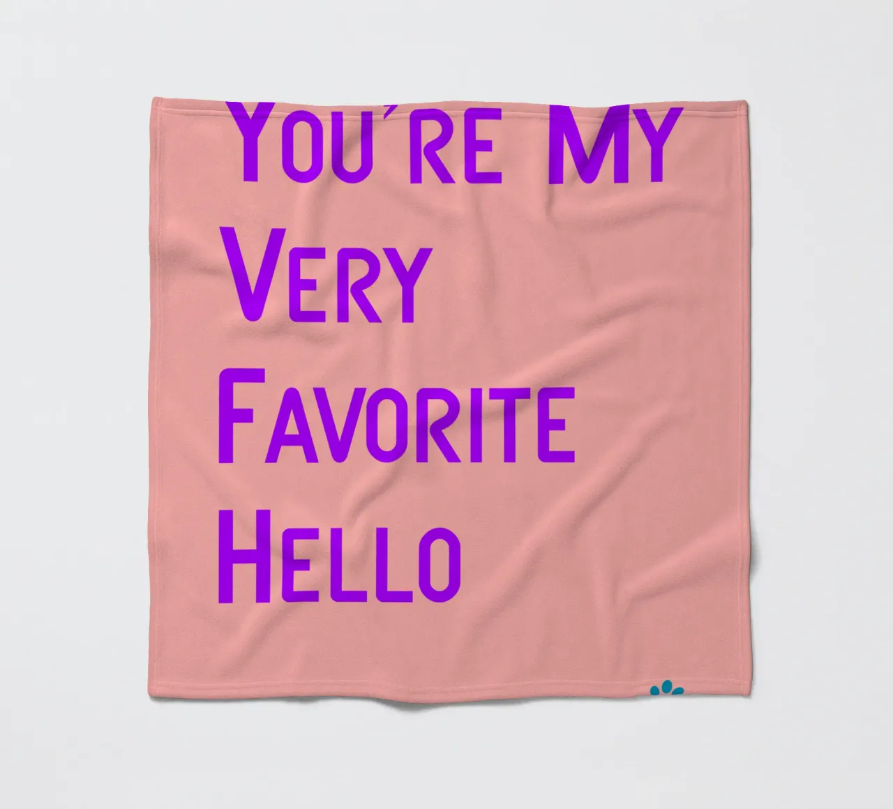 Sei il mio saluto preferito coperta in pile da catsforyou