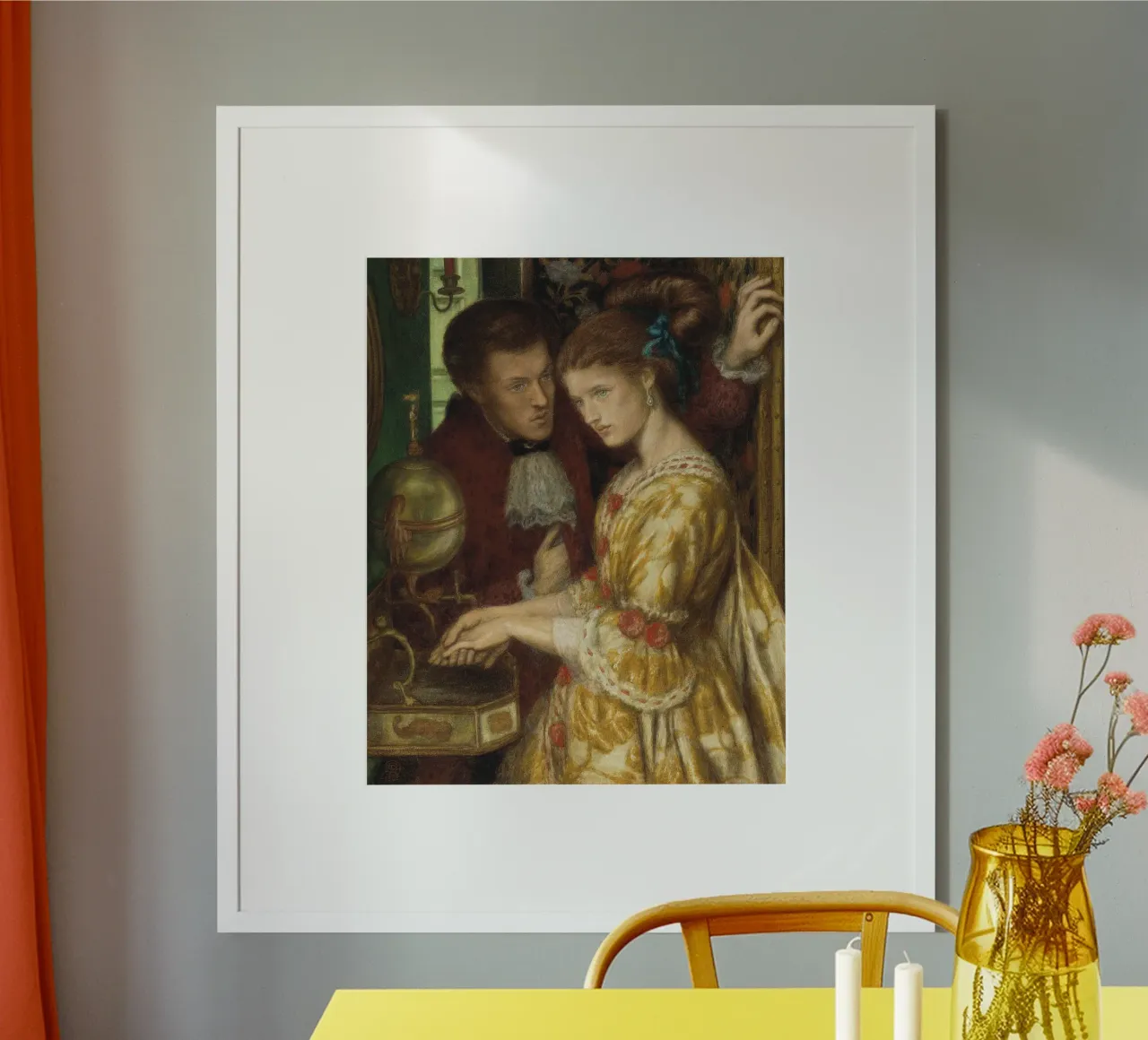 Dante Gabriel Rossetti - Lavarsi le mani poster da Timeless Artworks