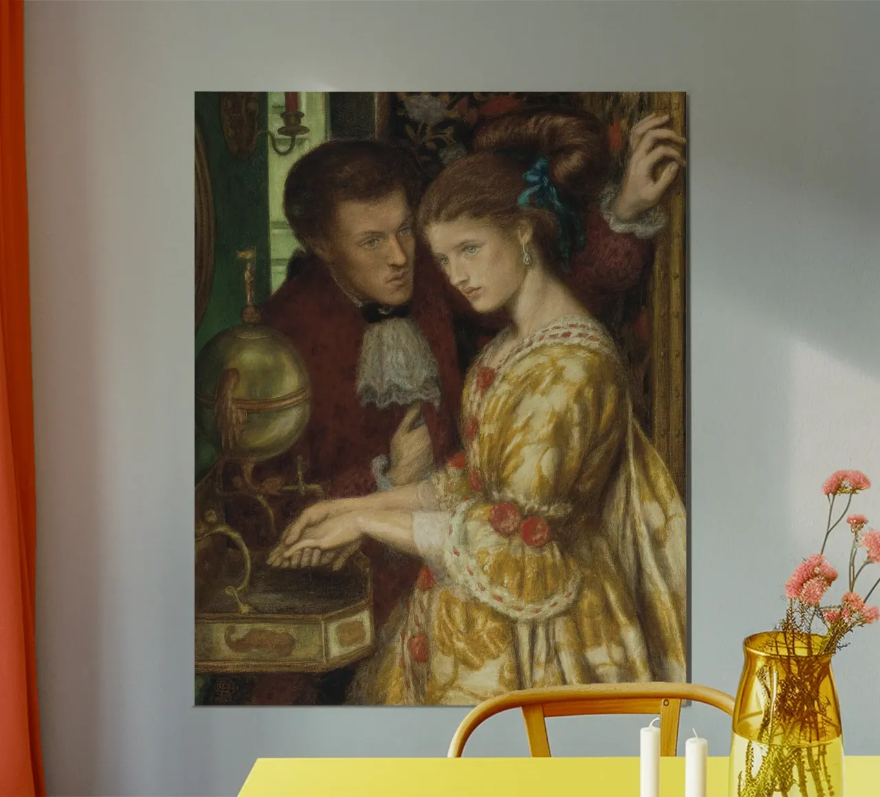 Dante Gabriel Rossetti - Lavarsi le mani poster da Timeless Artworks