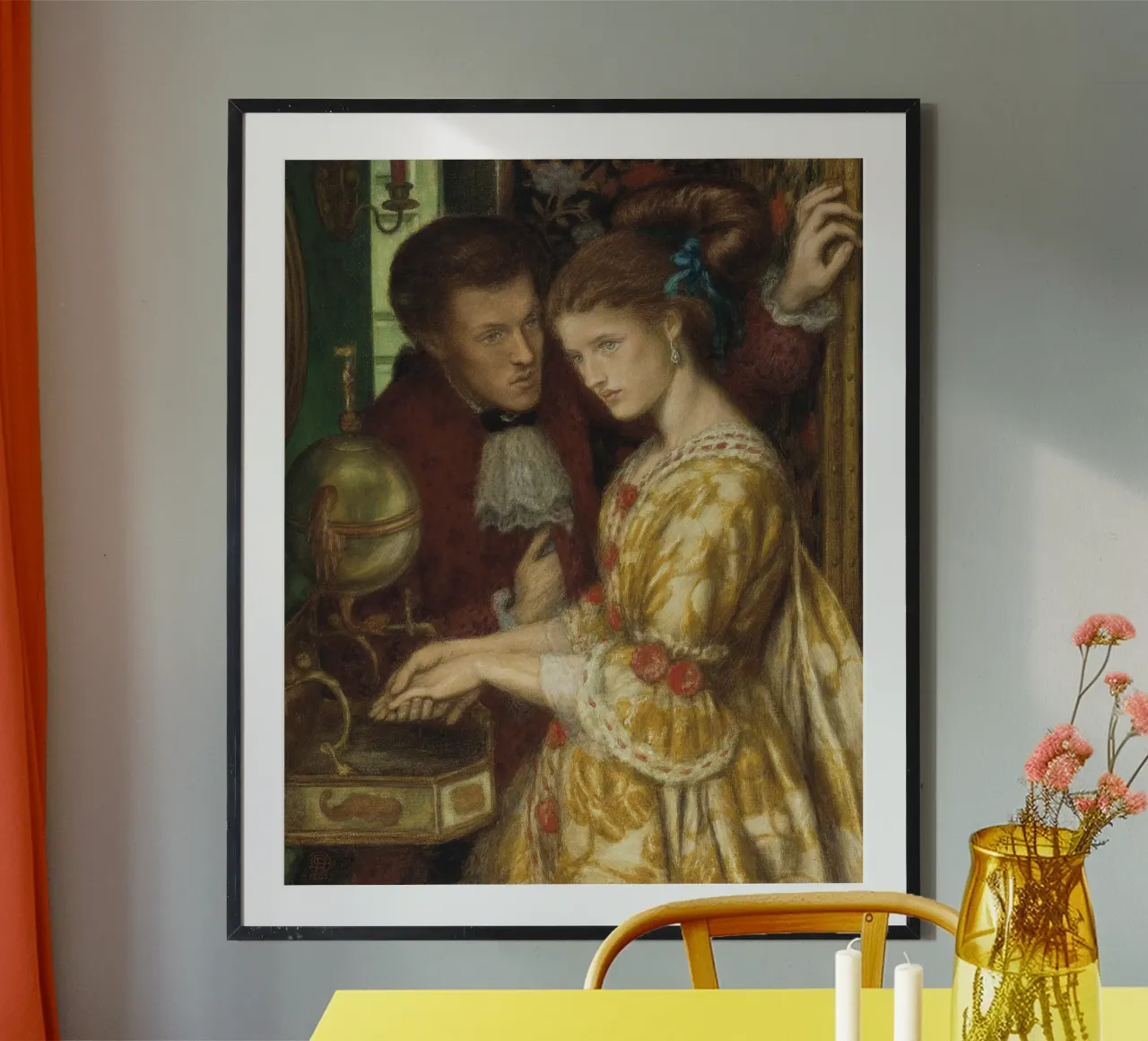 Dante Gabriel Rossetti - Lavarsi le mani poster da Timeless Artworks