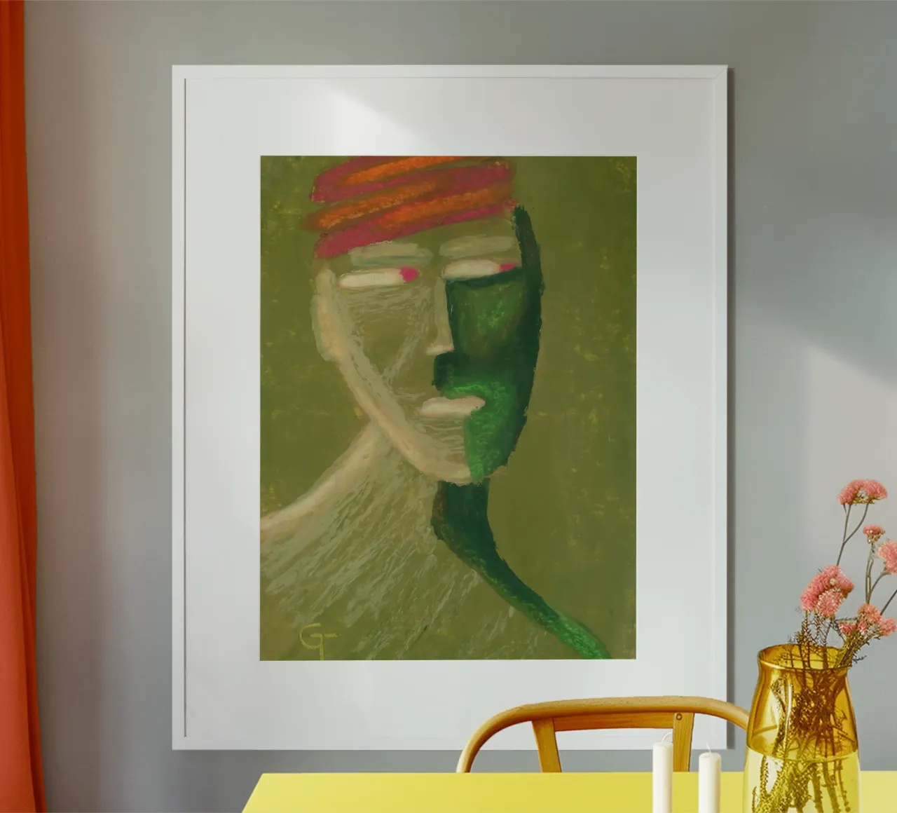 Suspicion poster con telaio in alluminio da gtobonart