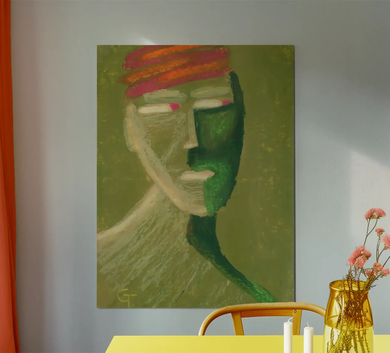 Suspicion poster con telaio in alluminio da gtobonart