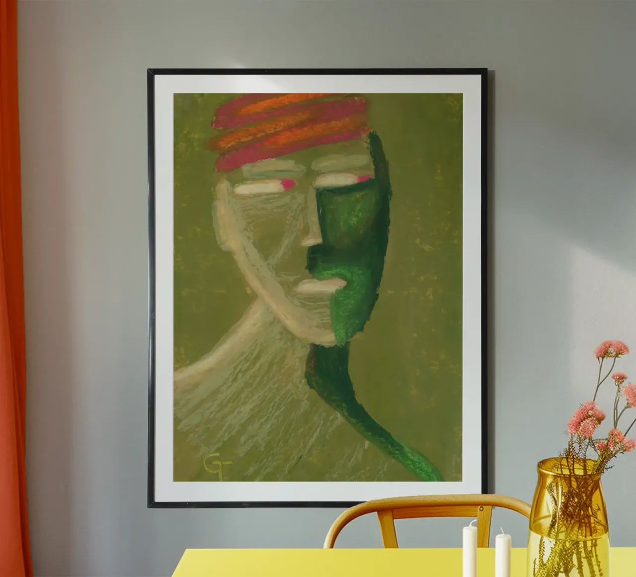 Suspicion poster con telaio in alluminio da gtobonart