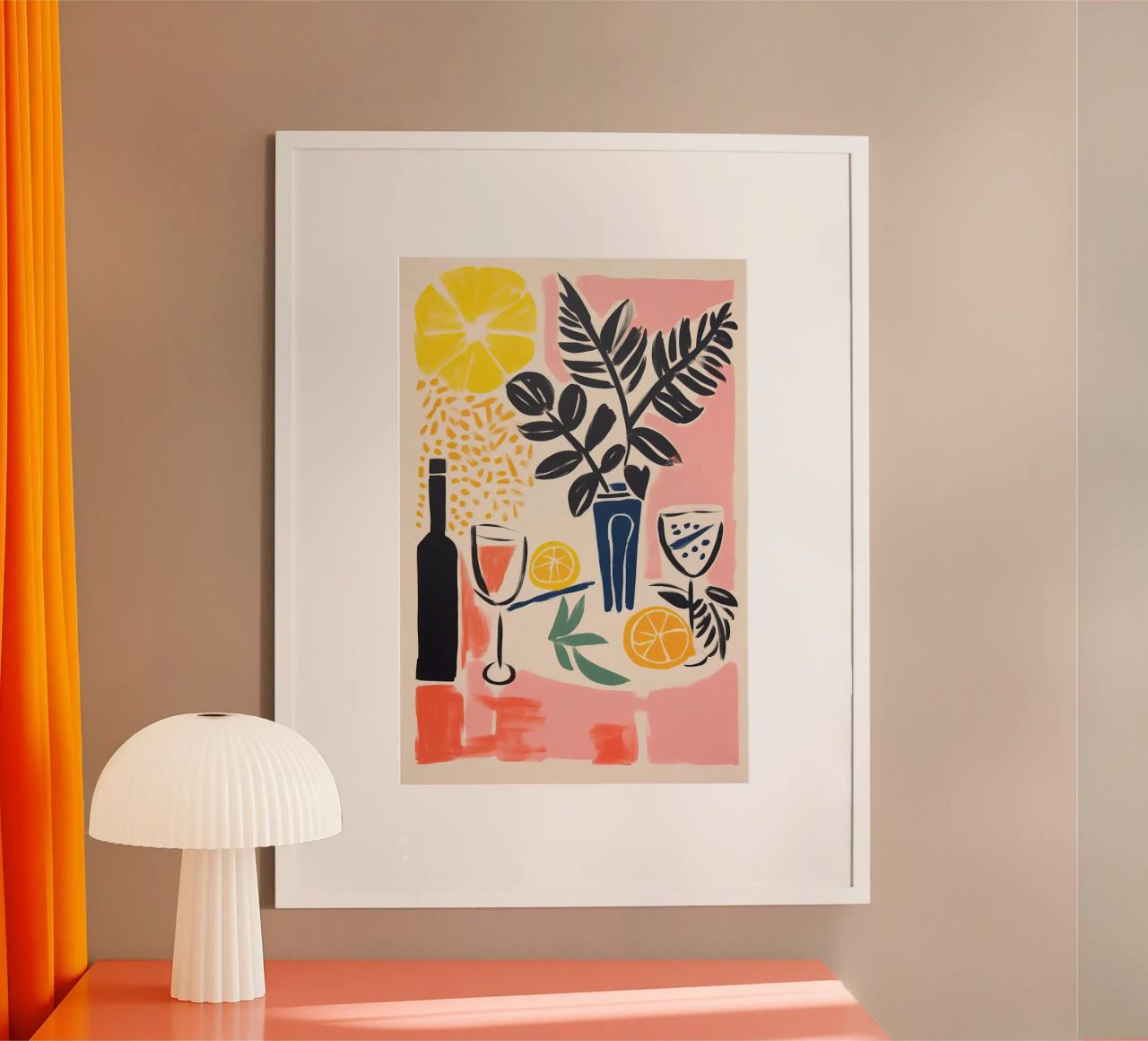 Deco Cuisine Matisse Style poster by Autofocus