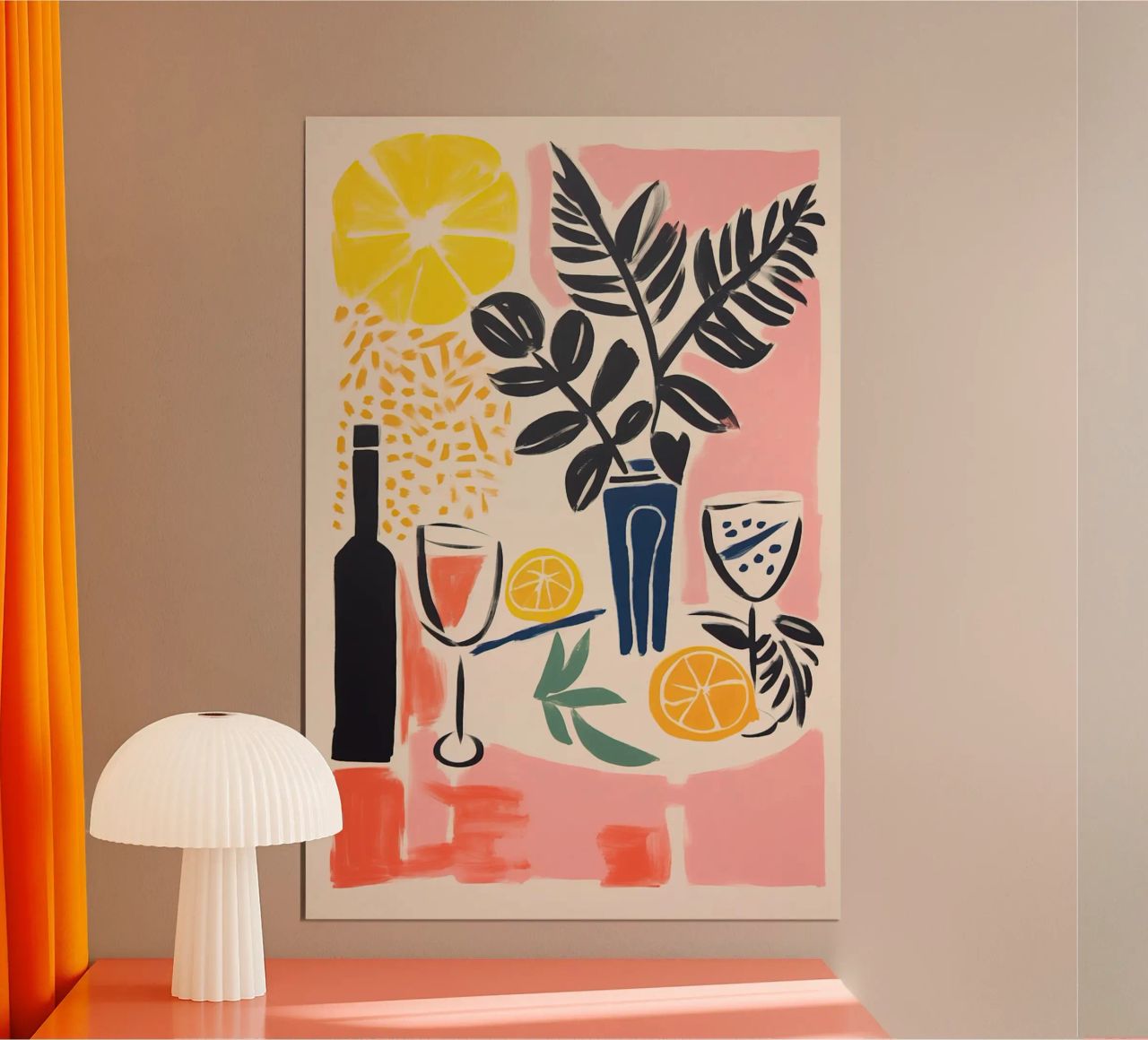 Deco Cuisine Matisse Style poster by Autofocus