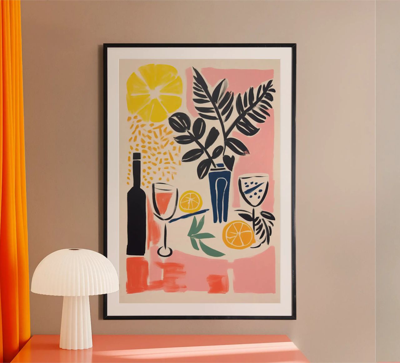 Deco Cuisine Matisse Style poster by Autofocus