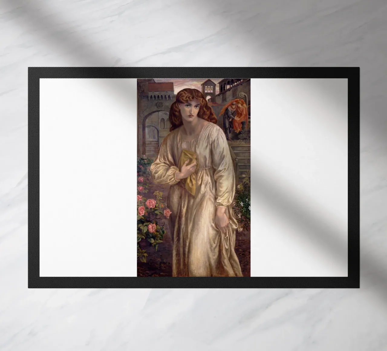 Dante Gabriel Rossetti - Salutation of Beatrice zerbino da Timeless Artworks