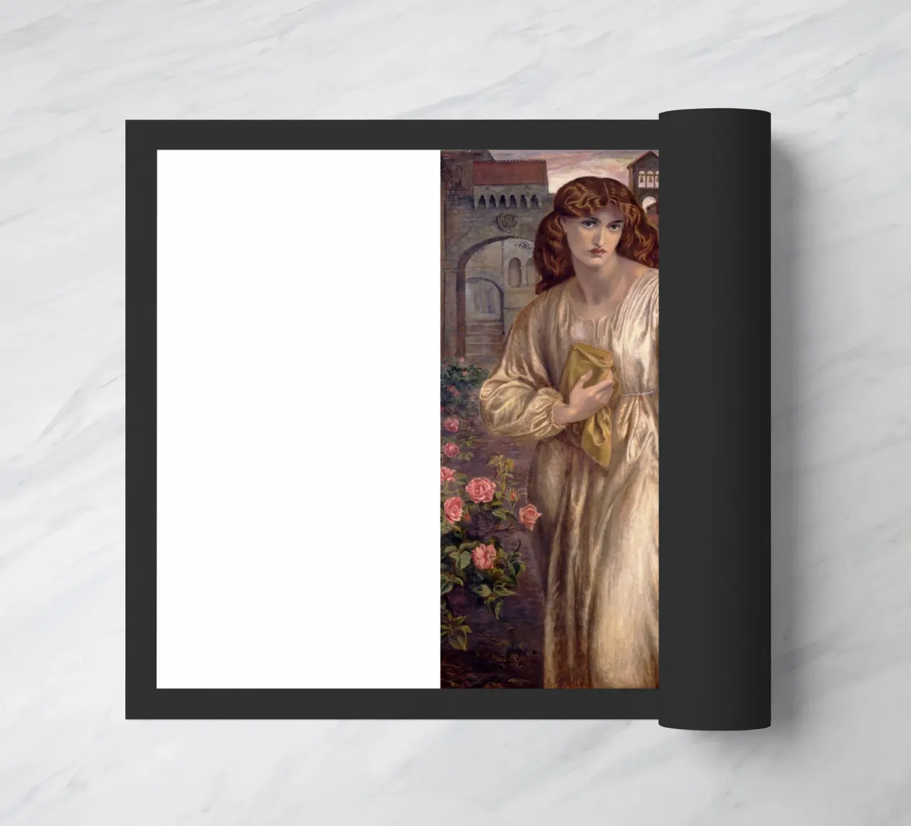 Dante Gabriel Rossetti - Salutation of Beatrice zerbino da Timeless Artworks
