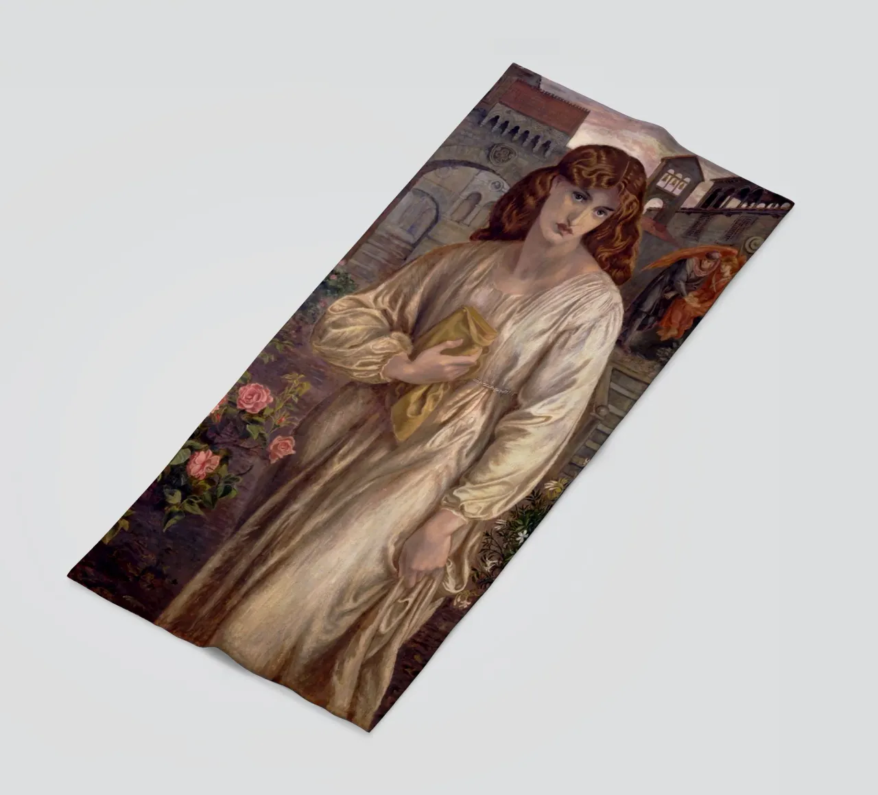 Dante Gabriel Rossetti - Salutation of Beatrice telo mare da Timeless Artworks