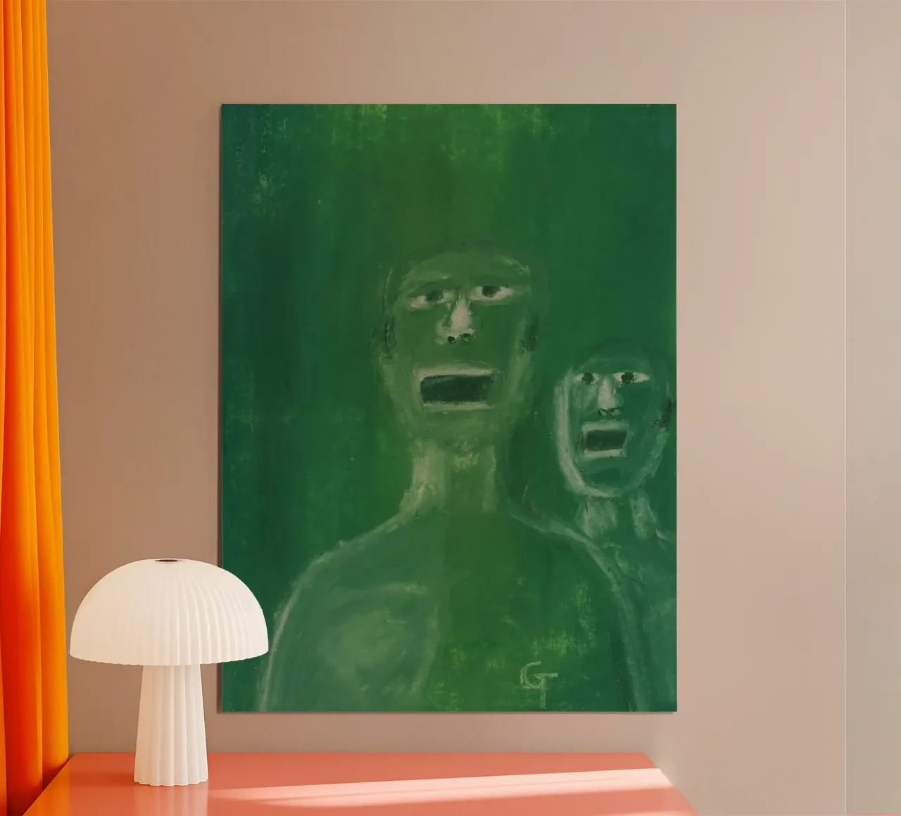 Awakening poster con telaio in legno da gtobonart