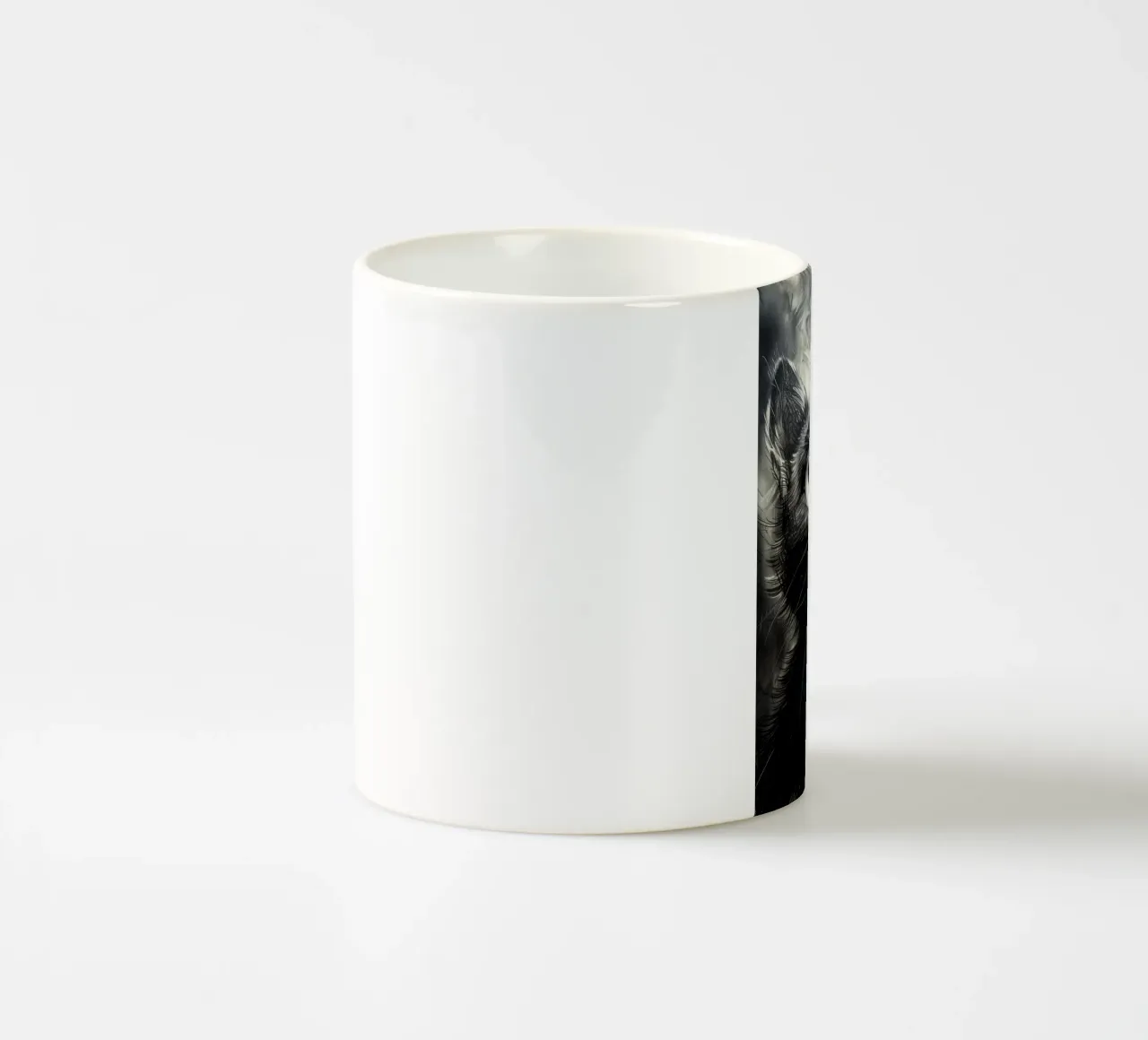 Piccolo gattino nero tazza in ceramica da Justyna Jaszke JBJart