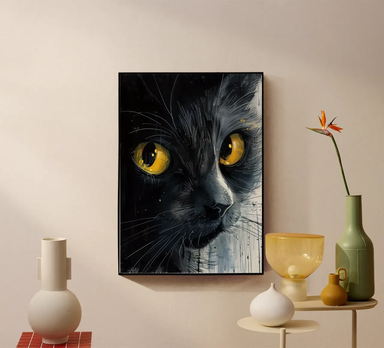 Gatto nero plexiglass da Justyna Jaszke JBJart