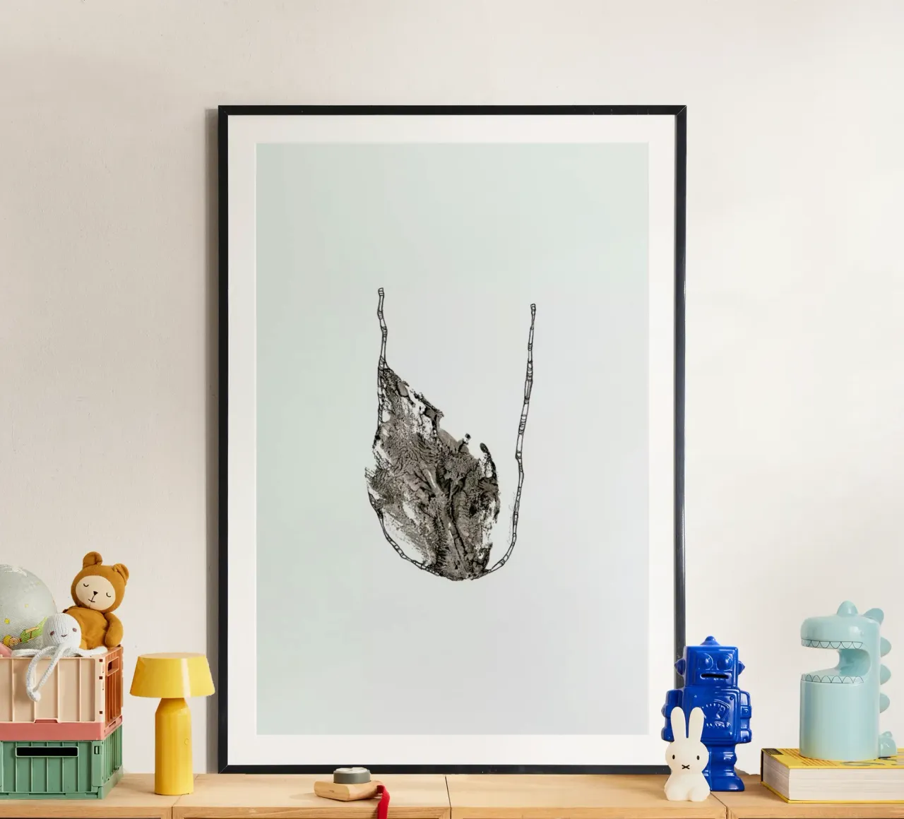 U poster con telaio in alluminio da Marina Guiu