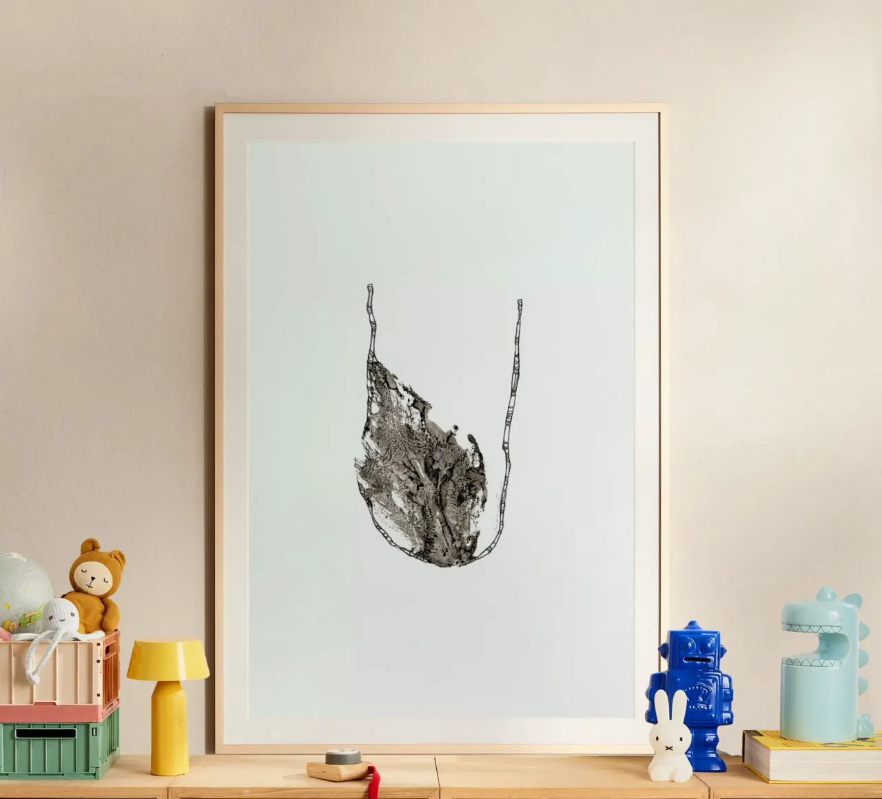 U poster con telaio in alluminio da Marina Guiu