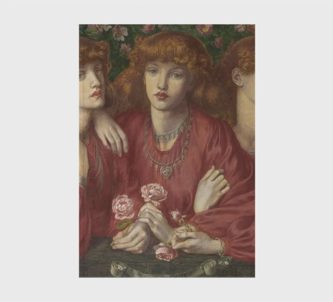 Dante Gabriel Rossetti - Rosa Triplex notebook by Timeless Artworks