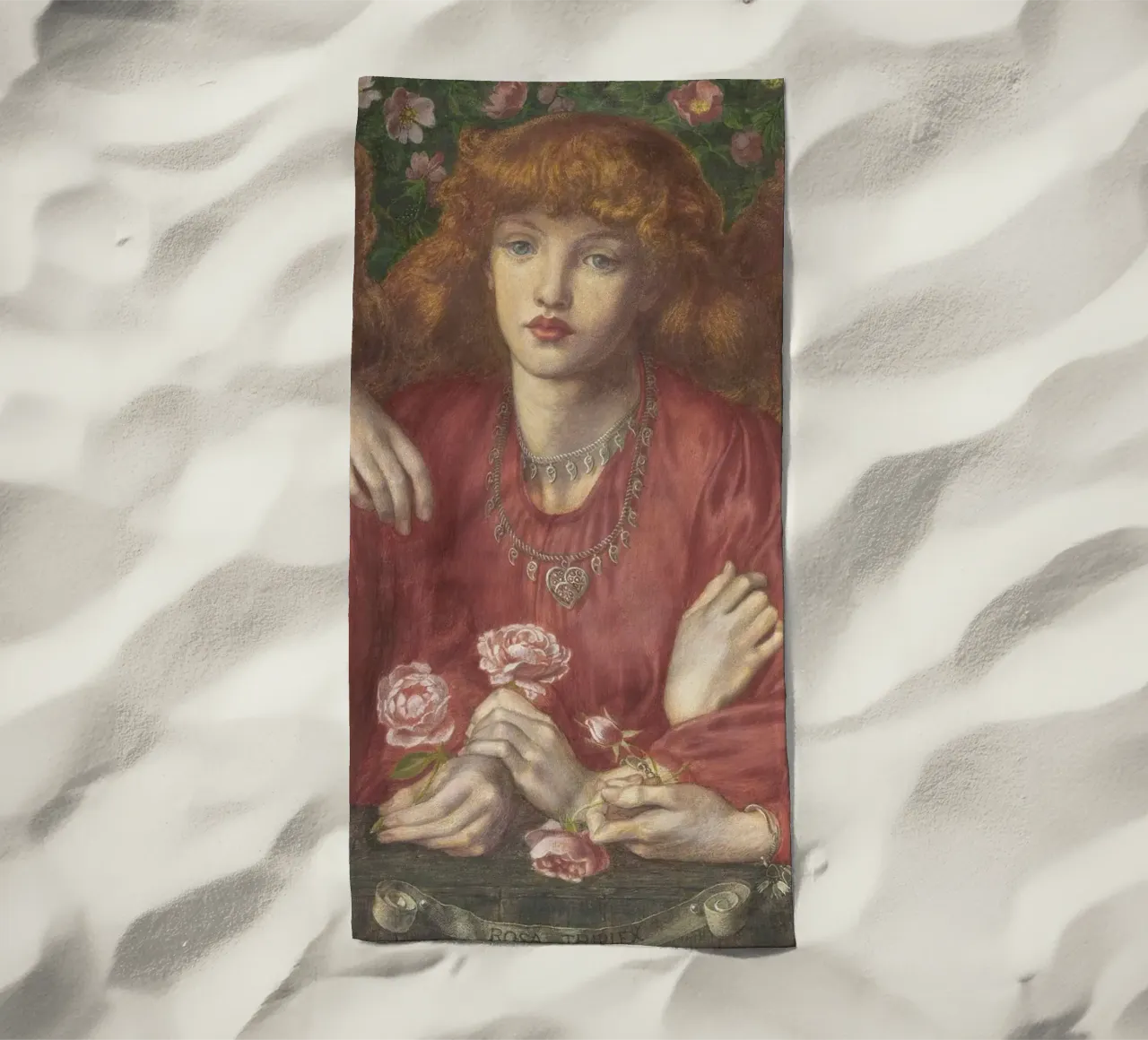 Dante Gabriel Rossetti - Rosa Triplex telo mare da Timeless Artworks