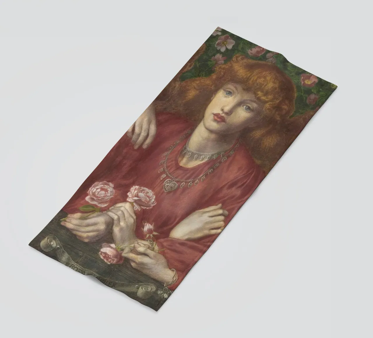 Dante Gabriel Rossetti - Rosa Triplex telo mare da Timeless Artworks